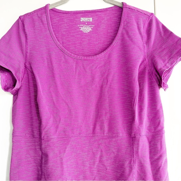 DULUTH Trading Co NoGA Active Classic Short Sleeve Dress Small UPF Supplex Blend - Picture 5 of 9